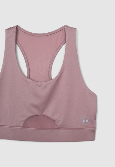 Bra top sportivo con trasparenze