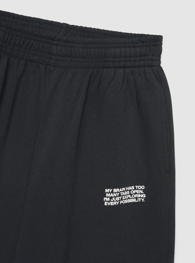 Широки спортни панталони с надписи wide leg