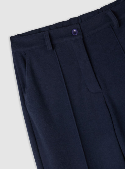 Wide-Leg-Hose mit Bügelfalte