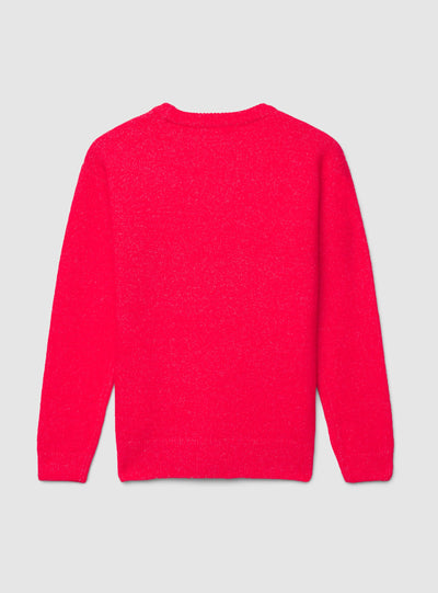 Maglia natalizia con renna e paillettes
