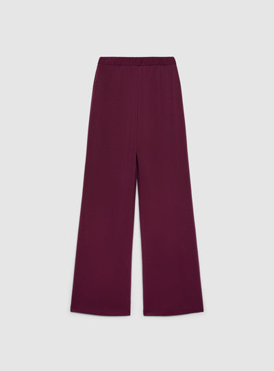 Pantaloni wide leg tinta unita