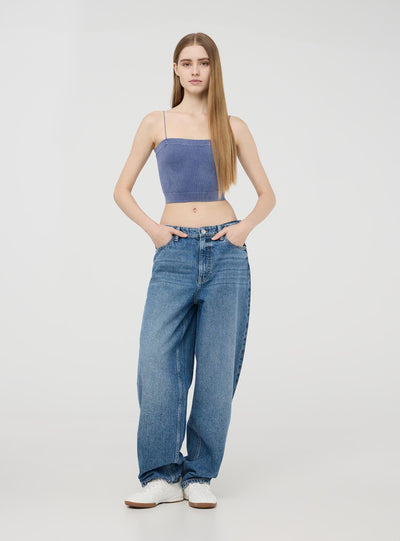 Top crop a costine seamless