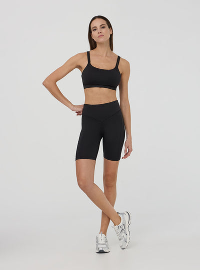 Leggings sportivi corti con tasca