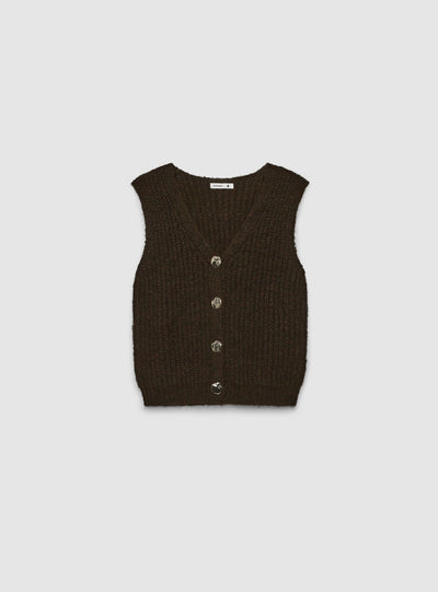 Gilet cardigan avec boutons