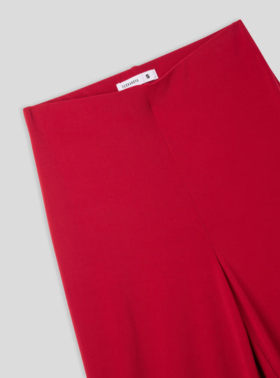 Cropped culotte trousers