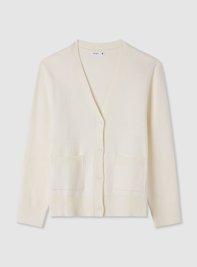 Cardigan in maglia con bottoni