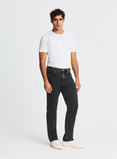 Jeans straight a cinque tasche