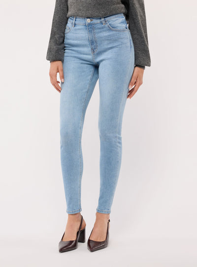 Jeans skinny a tinta unita