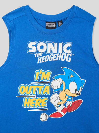 Canotta con stampa Sonic®