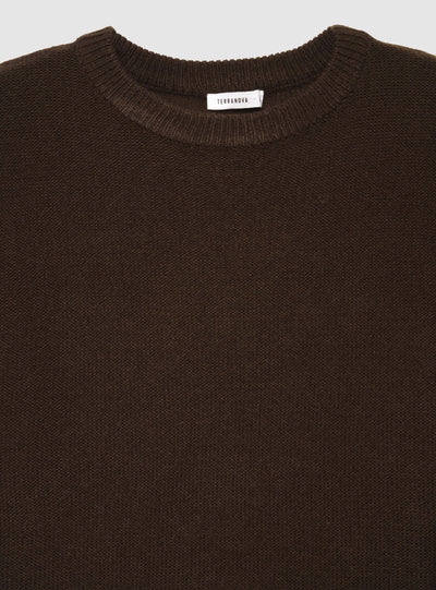 Maglia girocollo a tinta unita