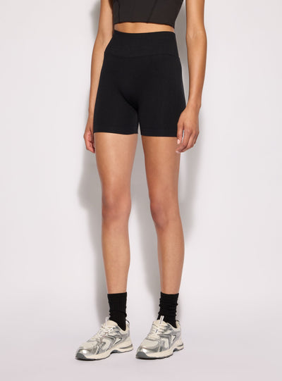 Leggings sportivi corti seamless con arriccio