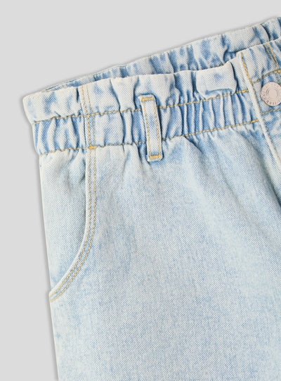 Shorts denim chiari paperbag