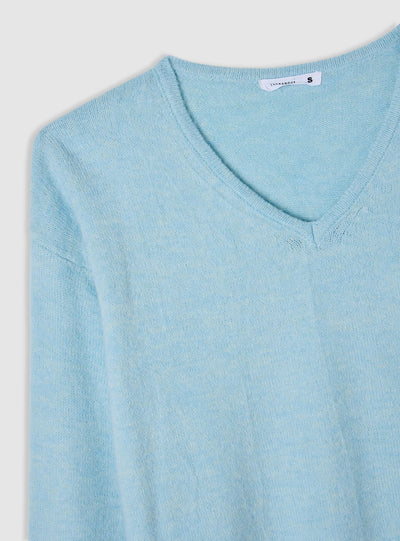 Maglia ampia con scollo a V