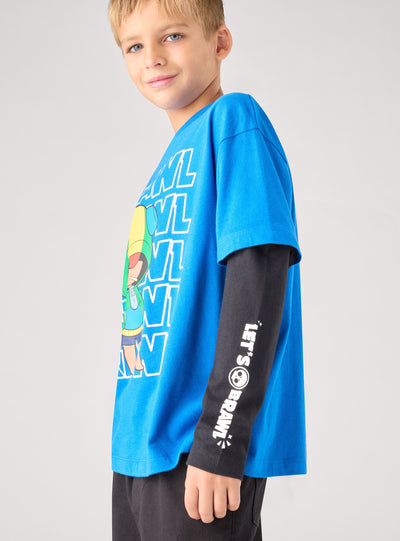 T-shirt a maniche lunghe con stampa Brawl Stars®