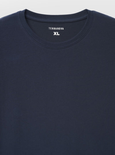 T-shirt manica lunga a tinta unita