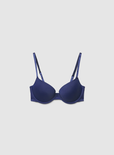 Reggiseno imbottito a tinta unita