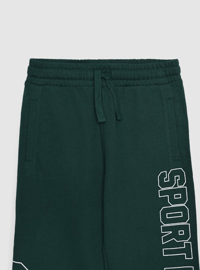 Pantaloni tuta lunghi con stampa college