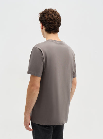 T-shirt comfort fit a tinta unita