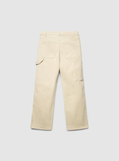 Pantaloni lunghi carpenter a tinta unita