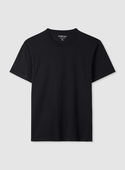 T-shirt comfort fit a tinta unita