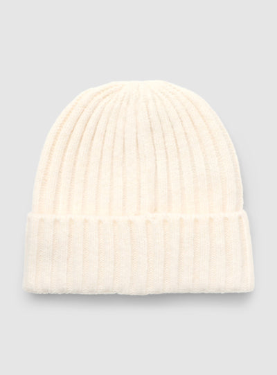 Solid colour ribbed cap