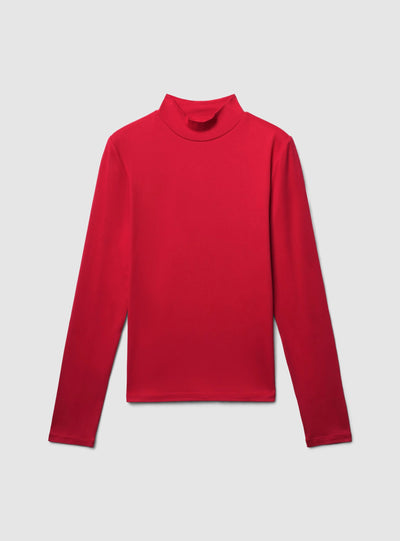 T-shirt lupetto in tessuto caldo