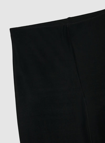 Pantaloni maxi wide leg a tinta unita
