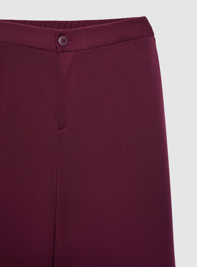 Pantaloni wide leg tinta unita