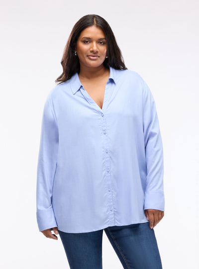 Camicia a tinta unita