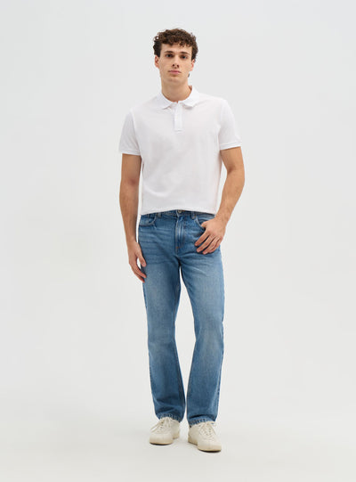 T-shirt polo a tinta unita