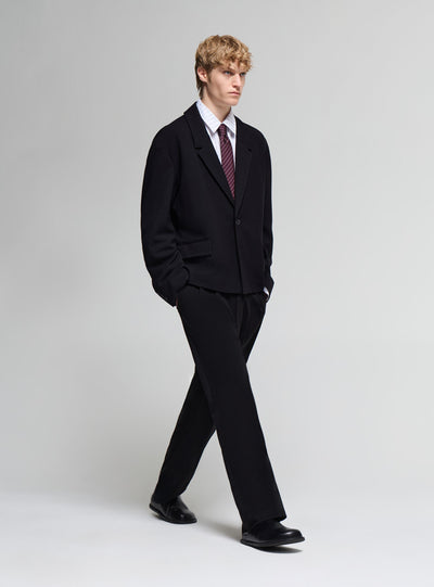 Pantaloni lunghi super baggy a tinta unita