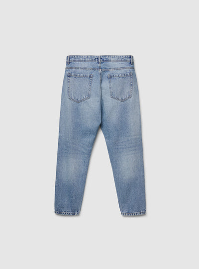 Jeans relaxed a tinta unita