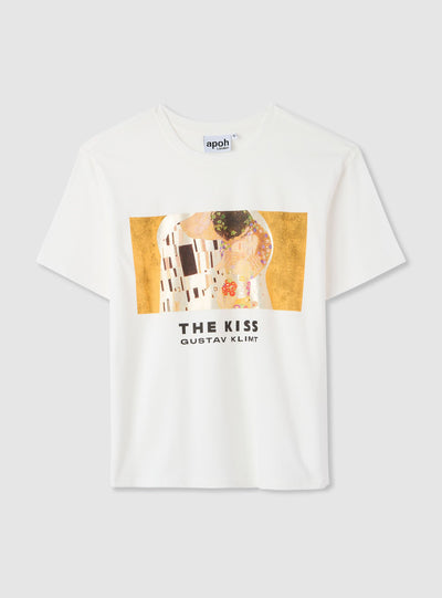 T-shirt ampia con stampa Klimt