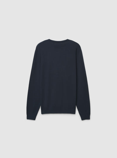 Maglia girocollo a tinta unita