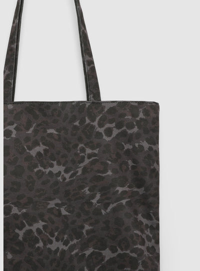 Shopper con stampa animalier