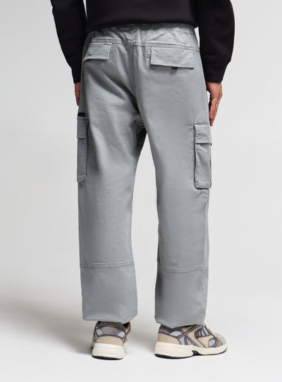 Pantaloni cargo con coulisse e tasche