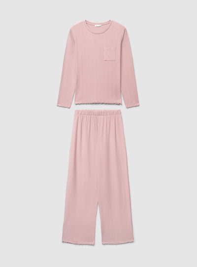 Set pigiama con maglia a maniche lunghe e pantaloni lunghi