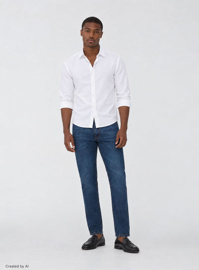Dunkle Skinny-Chino-Jeans