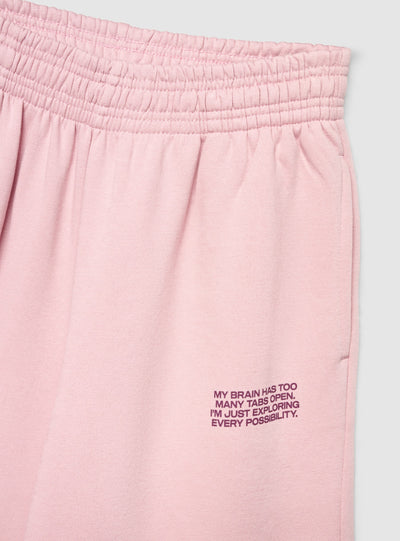 Wide leg trenirka hlače s natpisom
