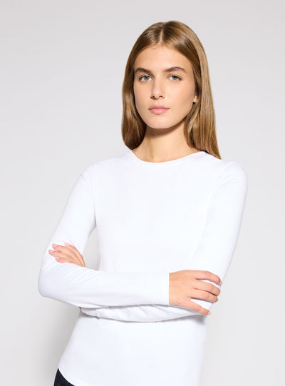 Thermo-Langarmshirt in Uni