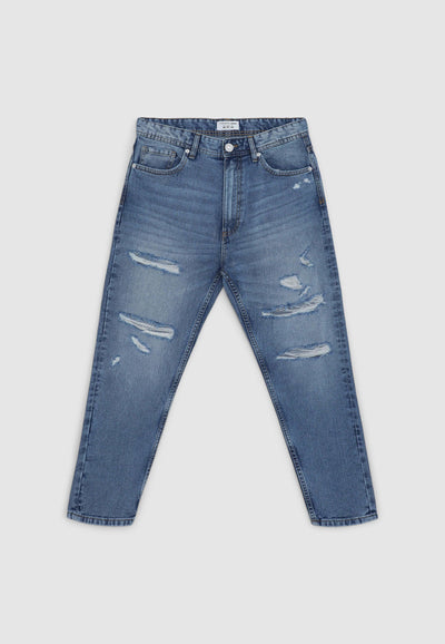 Jeans relaxed con strappi