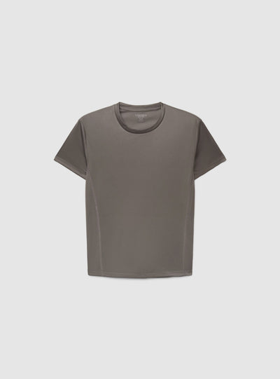 T-shirt sportiva over a tinta unita