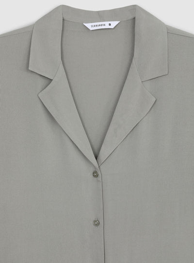 Camicia ampia maniche corte