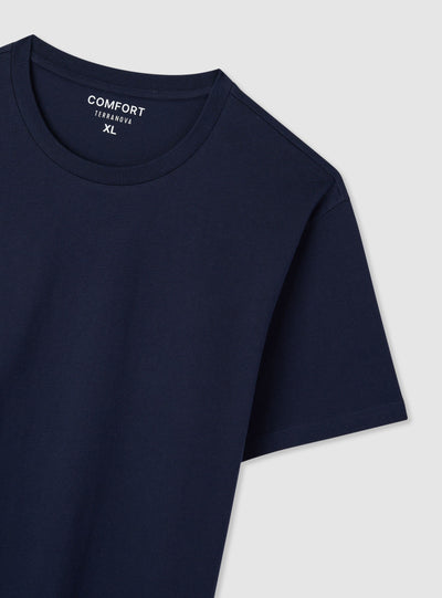 T-shirt comfort fit a tinta unita