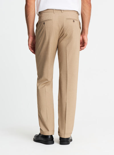 Pantaloni chino regular a tinta unita