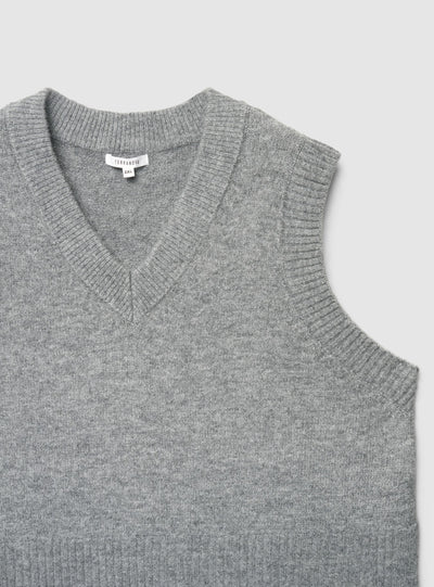Gilet in maglia con scollo a V