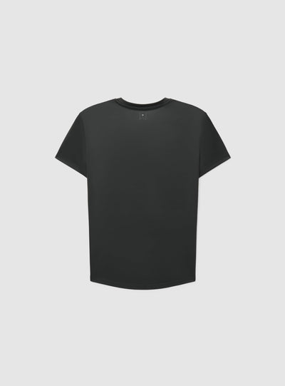 T-shirt sportiva over a tinta unita