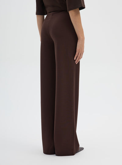 Pantalones de pierna ancha lisos