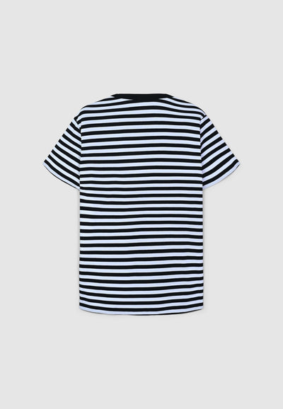 T-shirt a righe stile marinaro