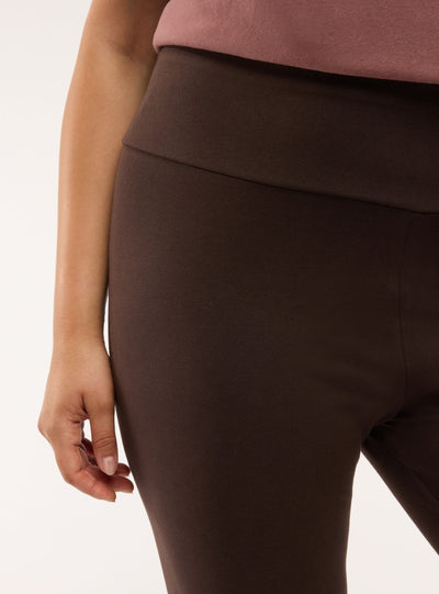 Leggings lunghi a tinta unita